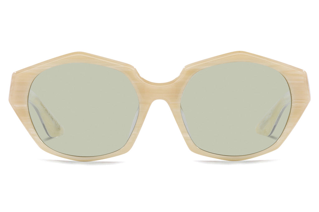 Oliver Peoples - 1971C (OV5511SU) Sunglasses Beige Silk with Green Wash Lenses