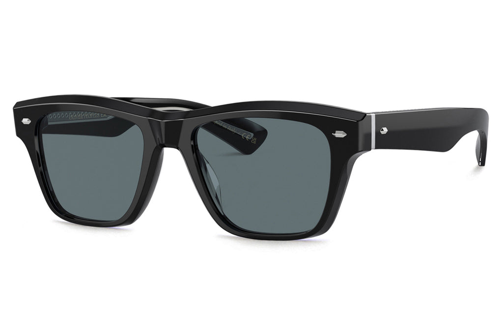 Oliver Peoples - Oliver Sixties (OV5522SU) Sunglasses Black with Blue Polar Lenses