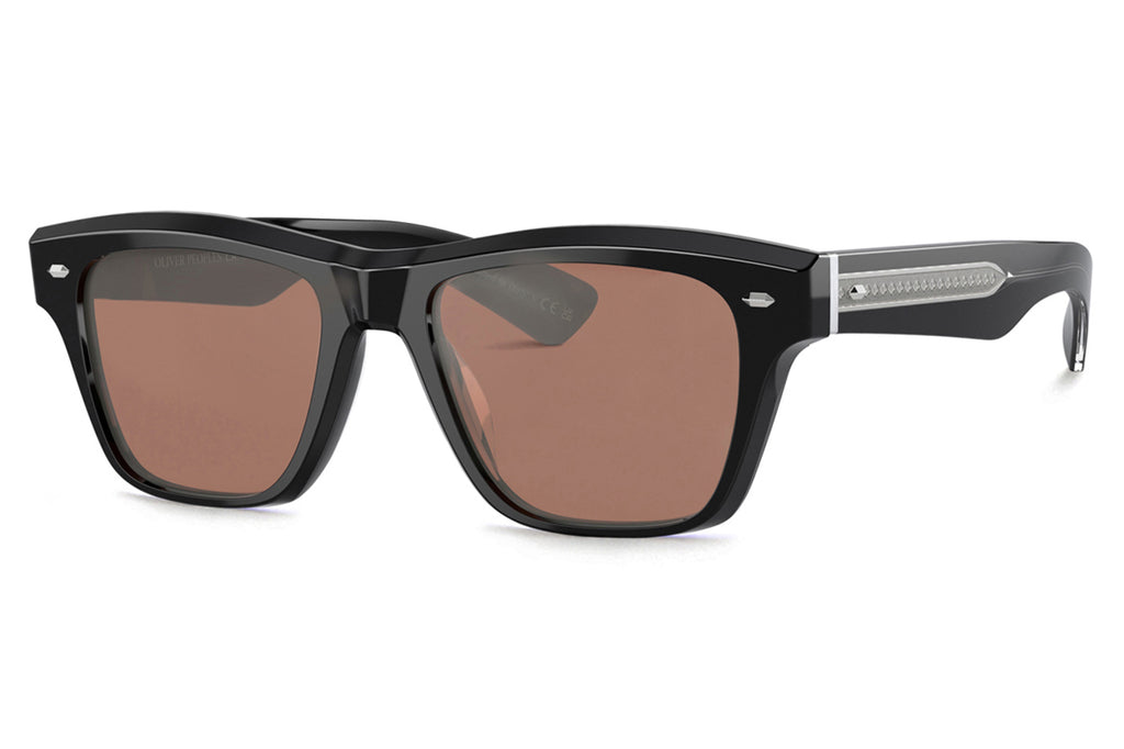 Oliver Peoples - Oliver Sixties (OV5522SU) Sunglasses Black with Persimmon Mirror Lenses
