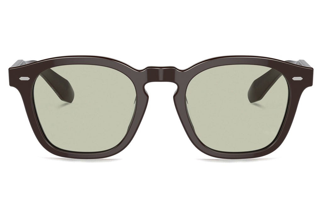 Oliver Peoples - N.03 (OV5527U) Sunglasses Kuri Brown with Green Wash Lenses