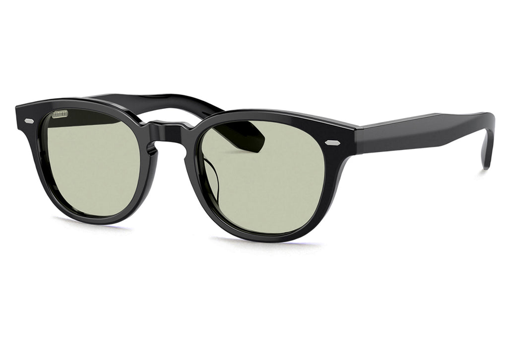 Oliver Peoples - N.01 (OV5528U) Sunglasses Black with Green Wash Lenses