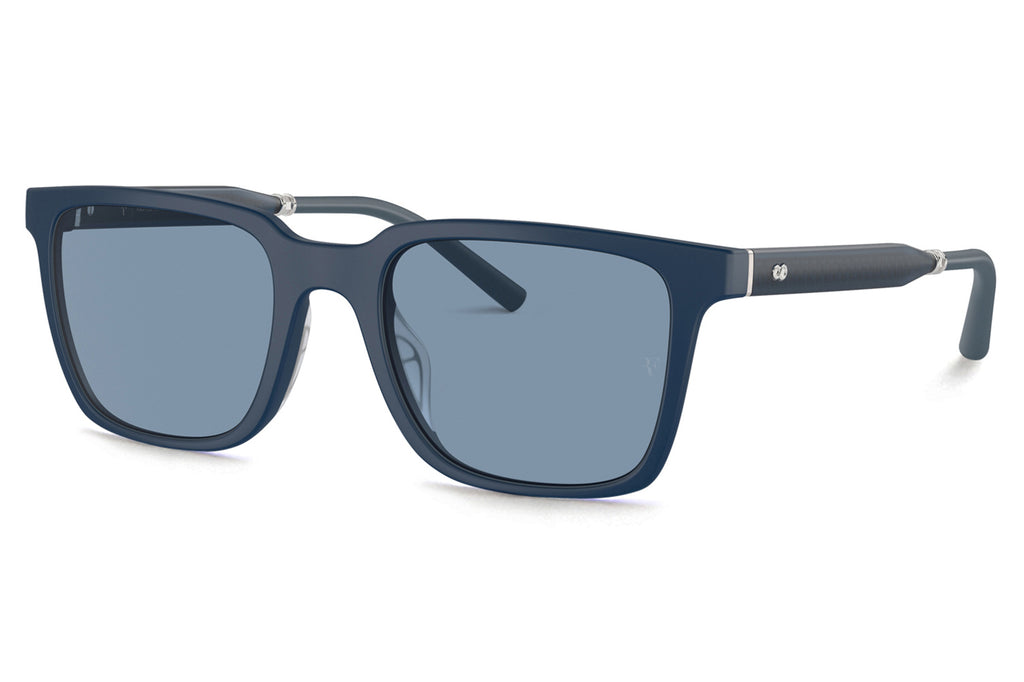 Oliver Peoples - Mr. Federer (OV5553SU) Sunglasses Semi Matte Blue Ash with Marine Lenses