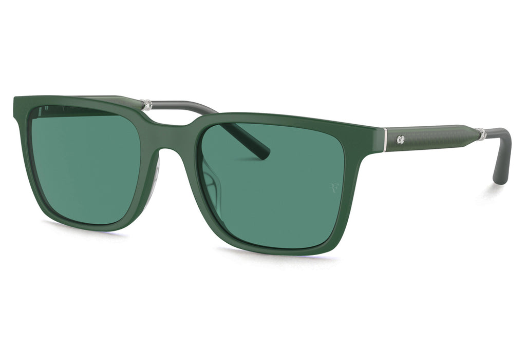 Oliver Peoples - Mr. Federer (OV5553SU) Sunglasses Semi Matte Ryegrass with Forest Lenses