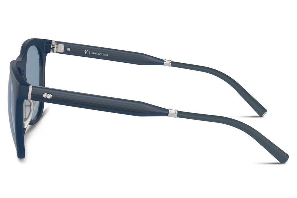 Oliver Peoples - R-1 (OV5554SU) Sunglasses Semi Matte Blue Ash with Marine Lenses