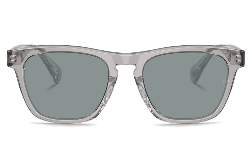 Oliver Peoples - R-3 (OV5555SU) Sunglasses Workman Grey with Grey Polarized Flash Mirror Lenses 