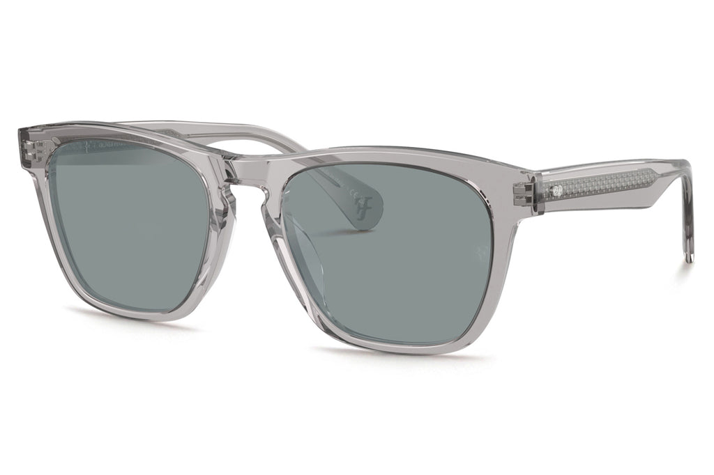 Oliver Peoples - R-3 (OV5555SU) Sunglasses Workman Grey with Grey Polarized Flash Mirror Lenses 