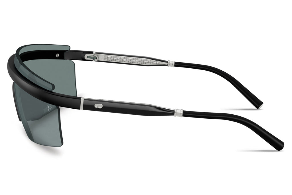 Oliver Peoples - R-4 (OV5556S) Sunglasses Semi Matte Black with Black Mirror Lenses