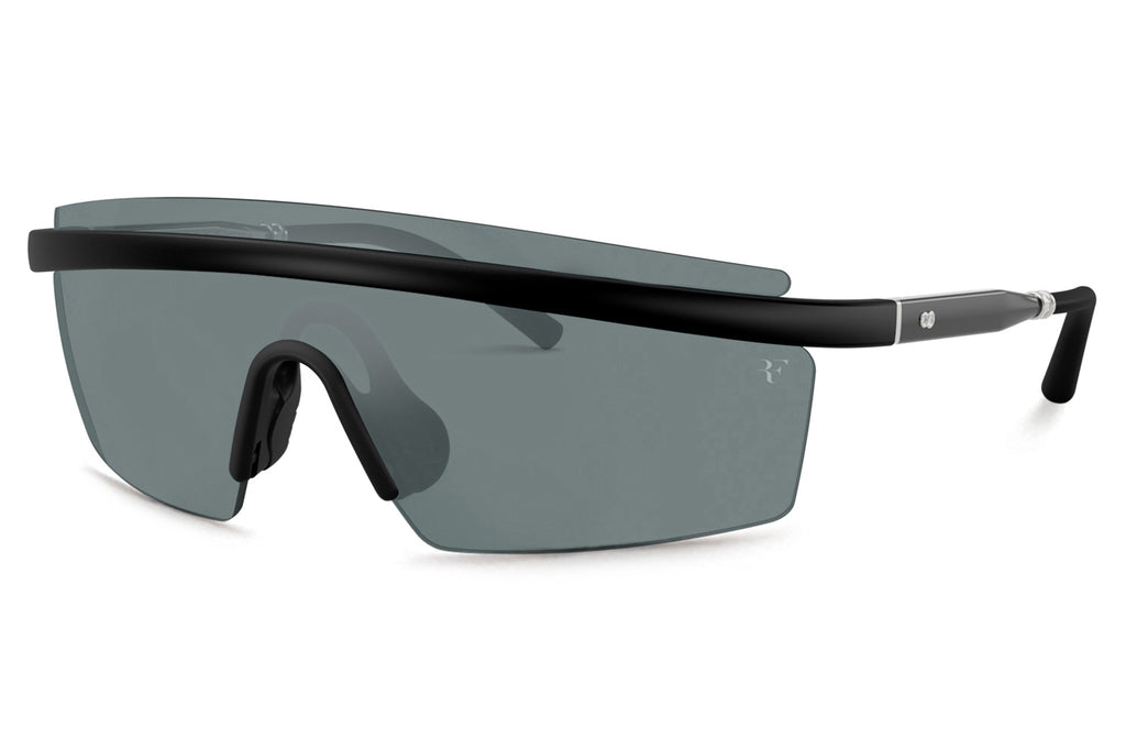 Oliver Peoples - R-4 (OV5556S) Sunglasses Semi Matte Black with Black Mirror Lenses