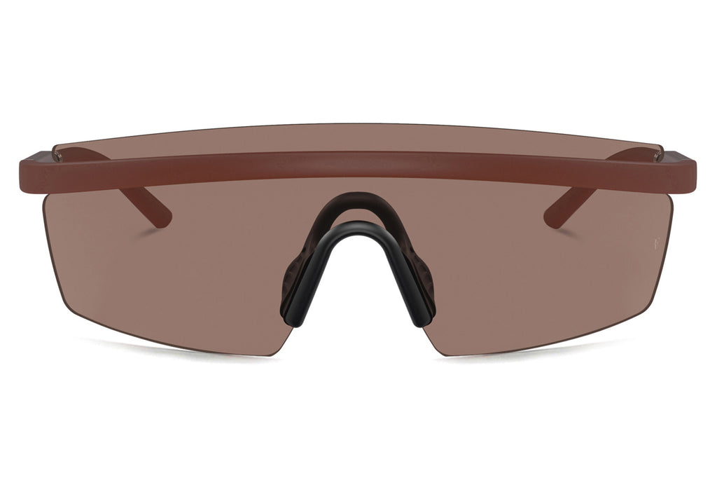 Oliver Peoples - R-4 (OV5556S) Sunglasses Semi Matte Brick with Sierra Lenses