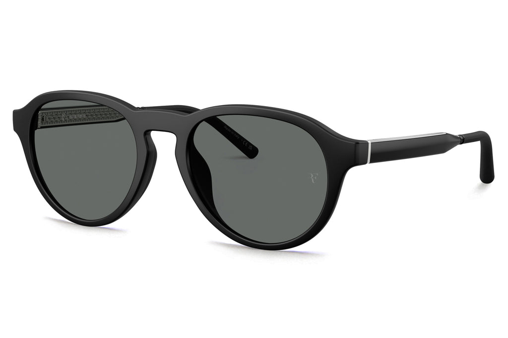 Oliver Peoples - R-8 (OV5557SU) Sunglasses Semi Matte Black with Grey Polar Lenses