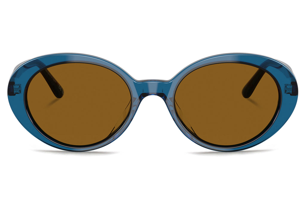 Oliver Peoples - Lumar (OV5565SU) Sunglasses Tesukon Blue with True Brown Lenses