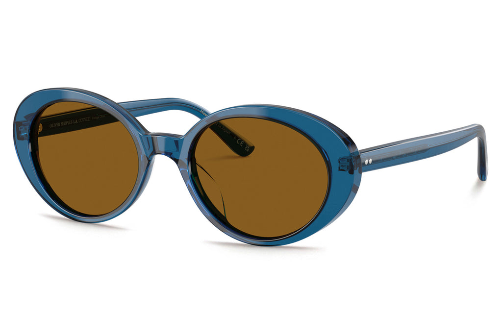 Oliver Peoples - Lumar (OV5565SU) Sunglasses Tesukon Blue with True Brown Lenses