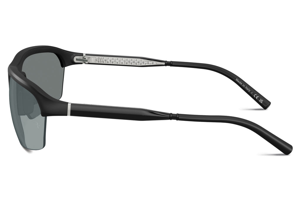 Oliver Peoples - R-6 (OV5572S) Sunglasses Semi Matte Black with Grey Polar Flash Mirror Lenses
