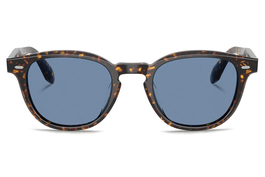 Oliver Peoples - N.09 (OV5586SU) Sunglasses Atago Tortoise with Sky Blue Wash Lenses