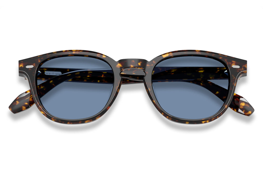 Oliver Peoples - N.09 (OV5586SU) Sunglasses Atago Tortoise with Sky Blue Wash Lenses