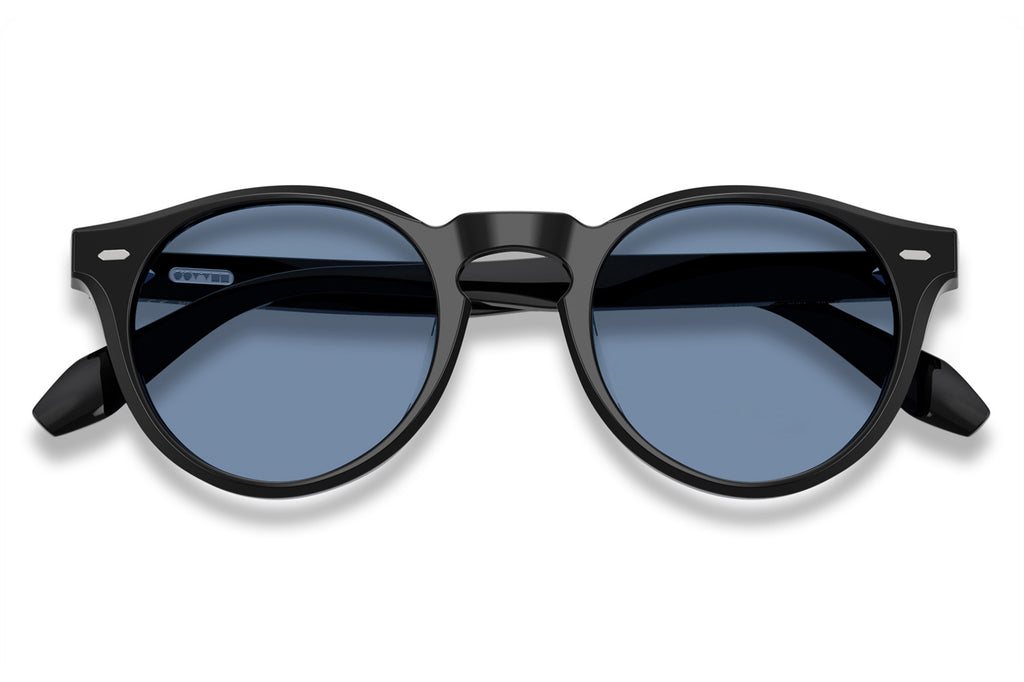 Oliver Peoples - N.07 (OV5587SU) Sunglasses Black with Sky Blue Wash Lenses