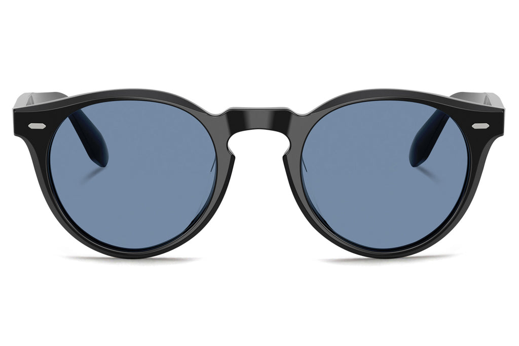 Oliver Peoples - N.07 (OV5587SU) Sunglasses Black with Sky Blue Wash Lenses