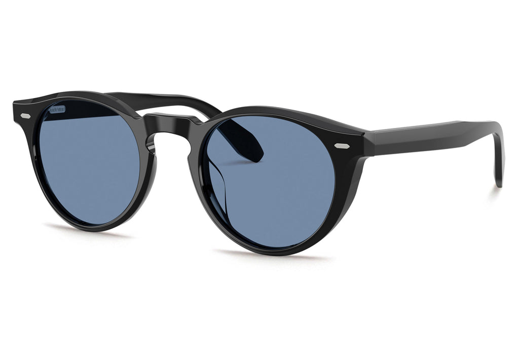 Oliver Peoples - N.07 (OV5587SU) Sunglasses Black with Sky Blue Wash Lenses