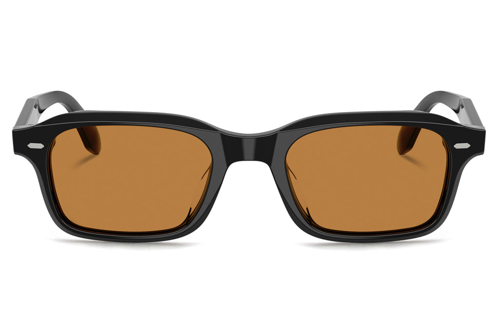 Oliver Peoples - N.08 (OV5588SU) Sunglasses Black with Cognac Lenses