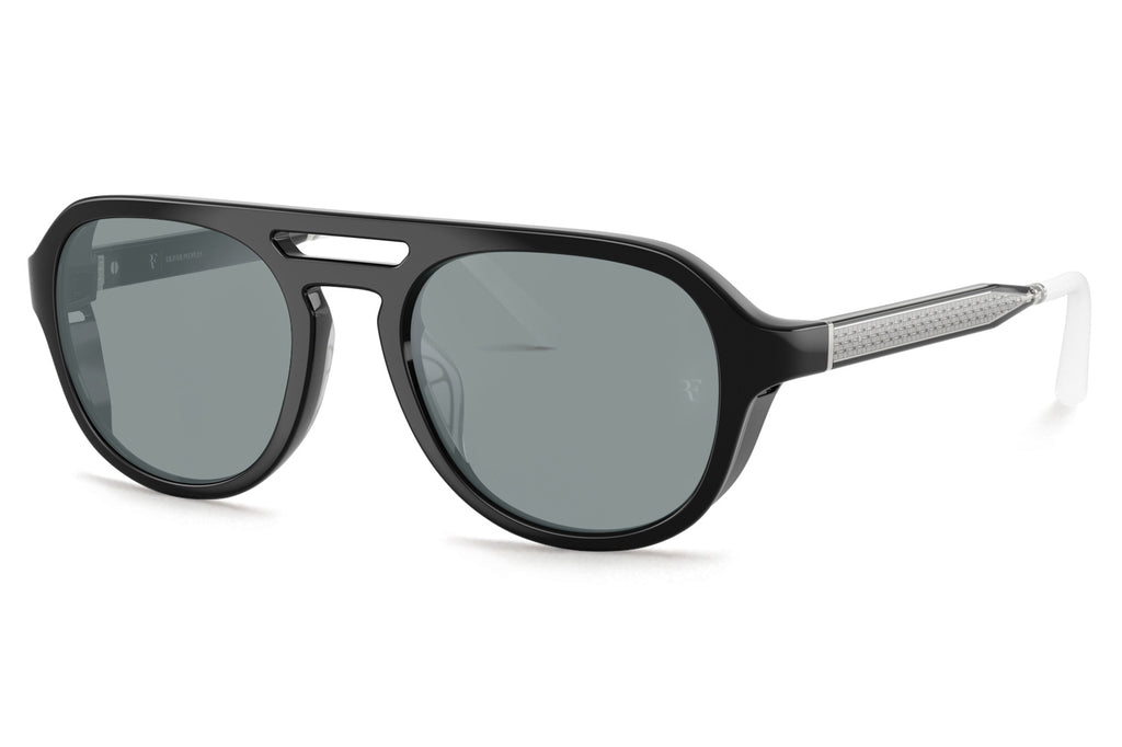 Oliver Peoples - R-13 (OV5589SU) Sunglasses Black with Grey Polar Flash Mirror Lenses