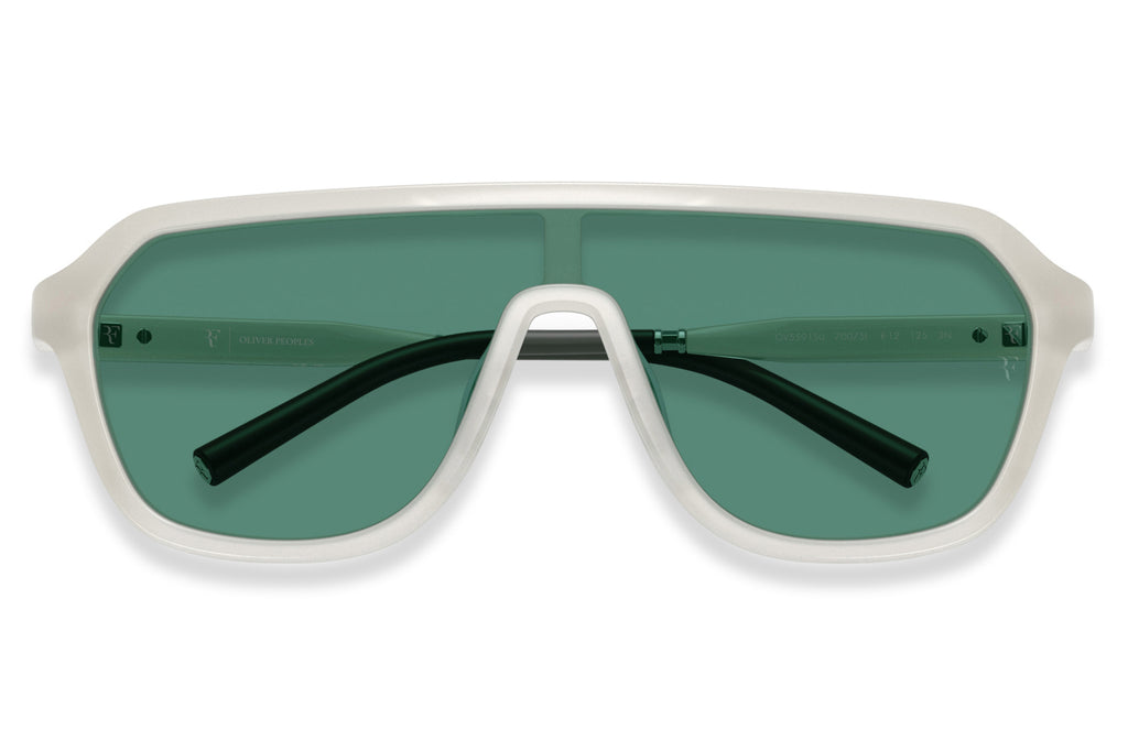 Oliver Peoples - R-12 (OV5591SU) Sunglasses Warm White with Forest Lenses