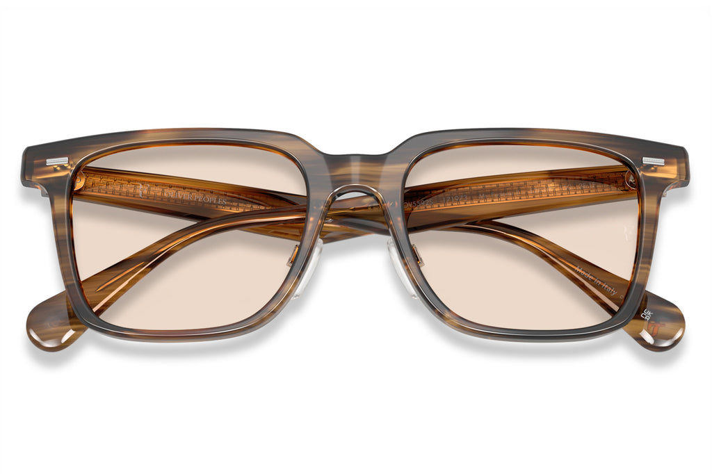 Oliver Peoples - Mr. Federer II (OV5592S) Sunglasses Olive Smoke with Brown Transition Lenses