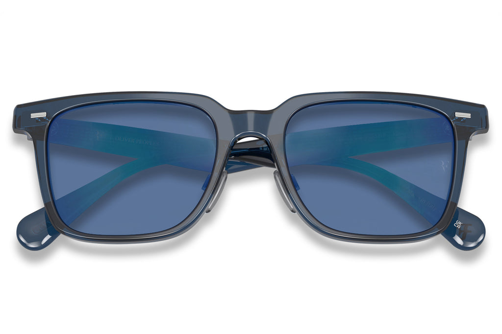 Oliver Peoples - Mr. Federer II (OV5592S) Sunglasses Ash Blue with Marine Mirror Lenses