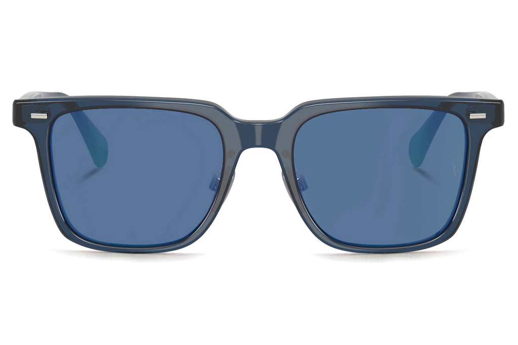 Oliver Peoples - Mr. Federer II (OV5592S) Sunglasses Ash Blue with Marine Mirror Lenses