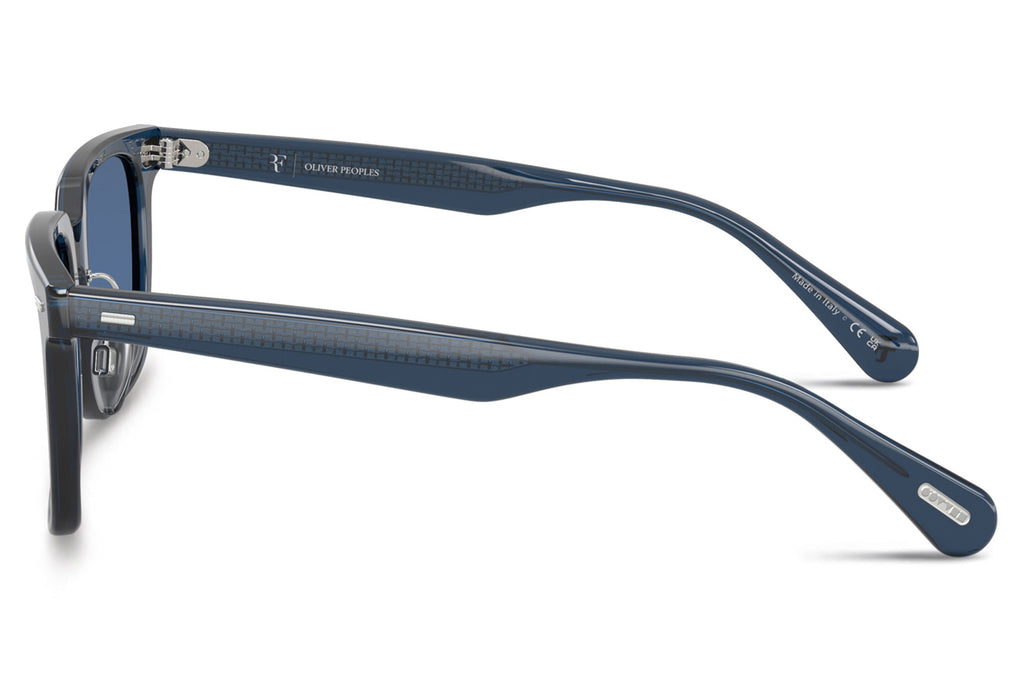 Oliver Peoples - Mr. Federer II (OV5592S) Sunglasses Ash Blue with Marine Mirror Lenses