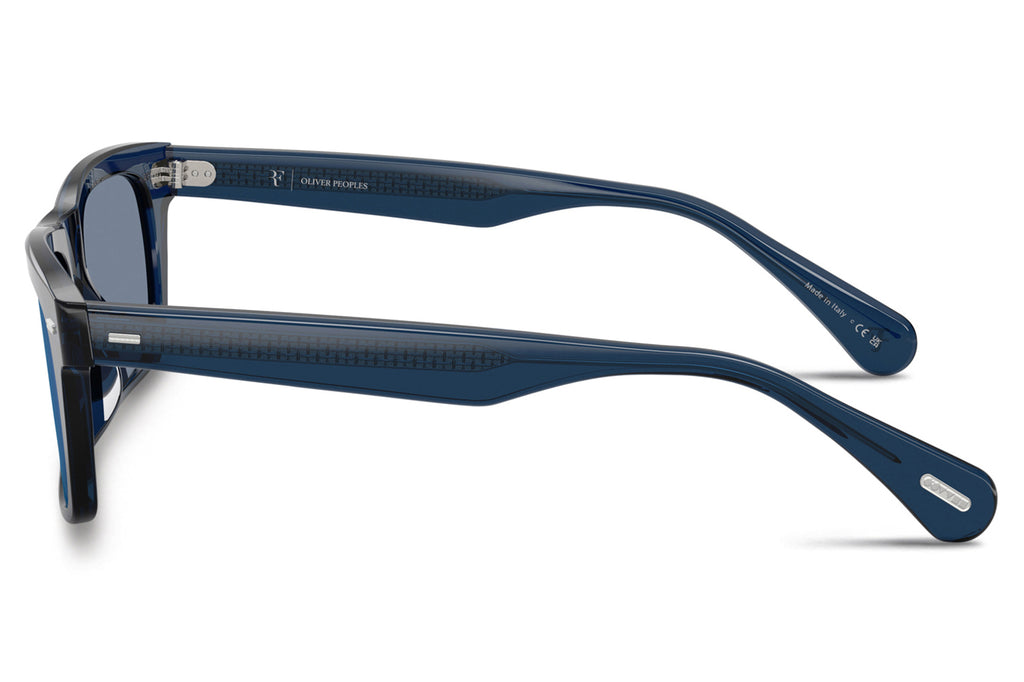 Oliver Peoples - R-16 (OV5596SU) Sunglasses Blue Ash with Marine Flash Mirror Lenses