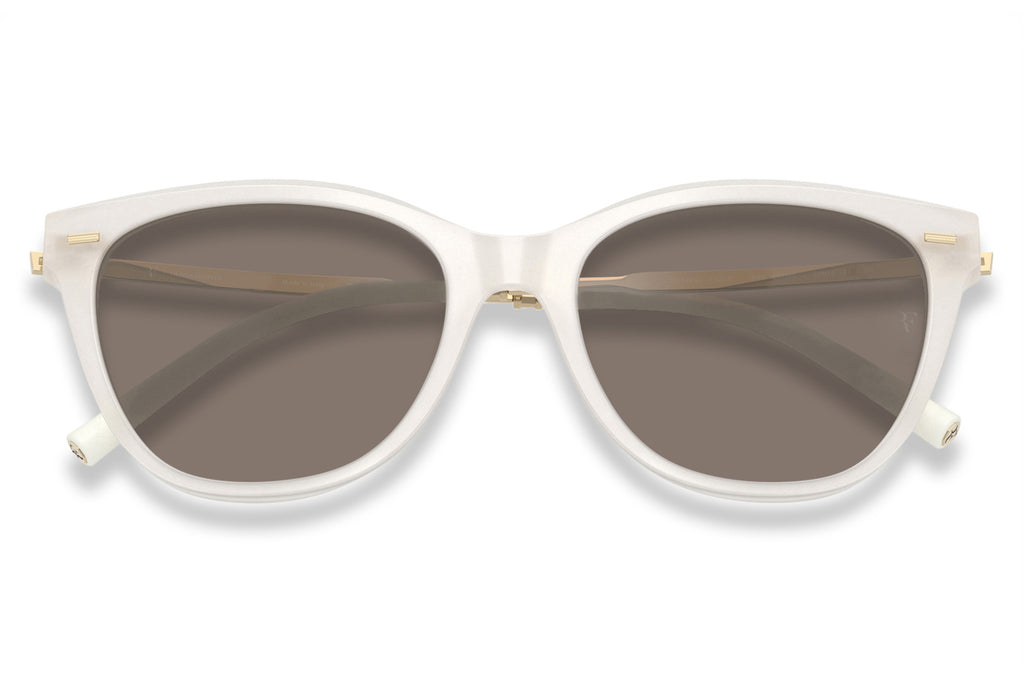 Oliver Peoples - Mrs. Federer (OV5597SU) Sunglasses Warm White with Sierra Flash Mirror Lenses
