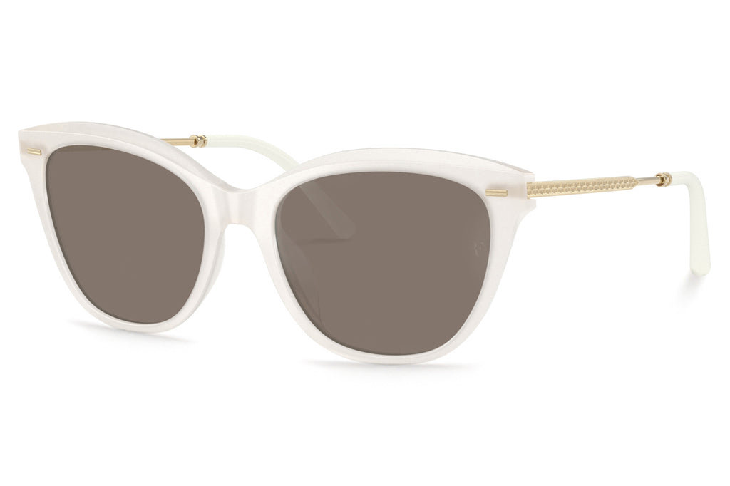 Oliver Peoples - Mrs. Federer (OV5597SU) Sunglasses Warm White with Sierra Flash Mirror Lenses