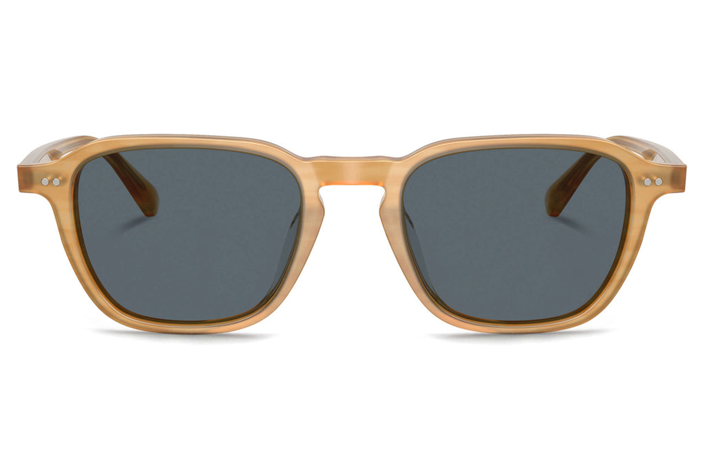 Oliver Peoples - Emryn (OV5598SU) Sunglasses Semi-Matte Goldwood with Blue Lenses