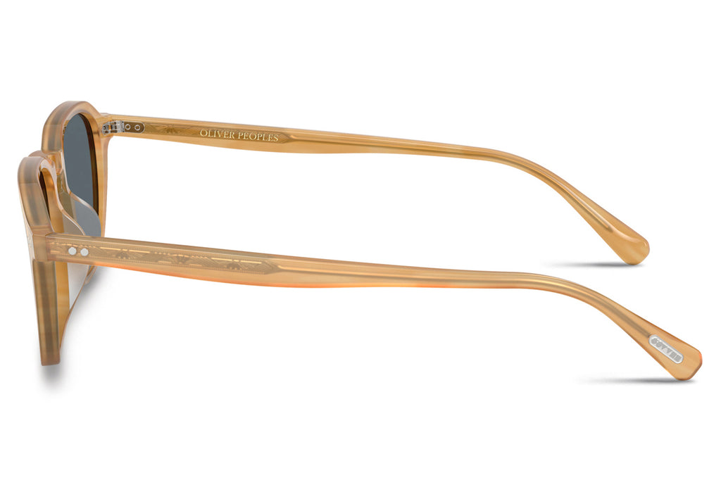 Oliver Peoples - Emryn (OV5598SU) Sunglasses Semi-Matte Goldwood with Blue Lenses