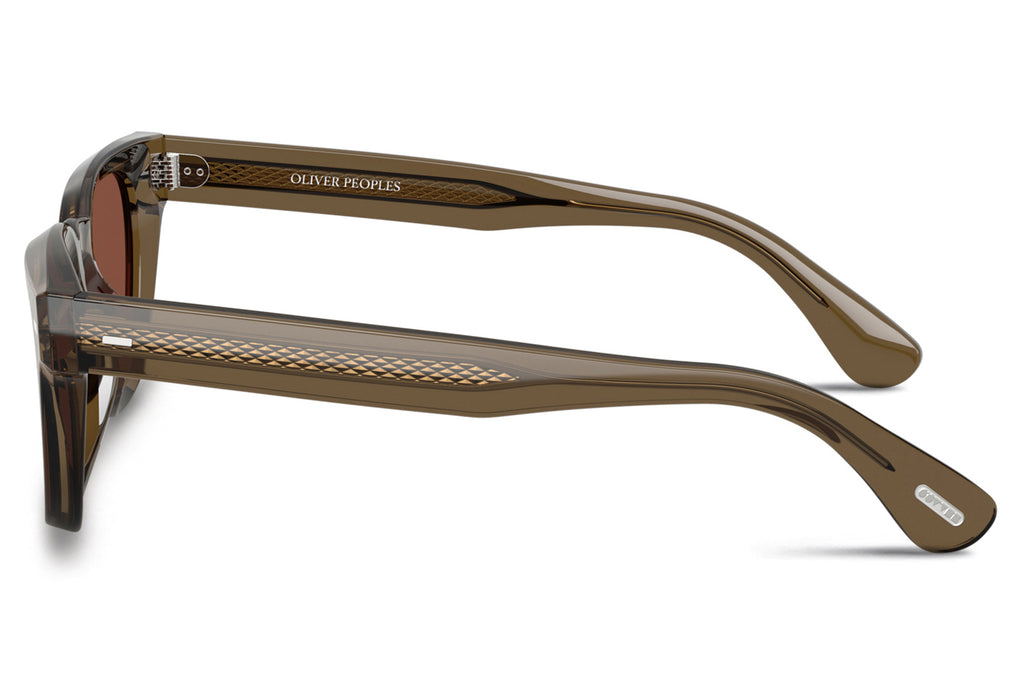 Oliver Peoples - Rueny (OV5601SU) Sunglasses Hazel with Burgundy Lenses