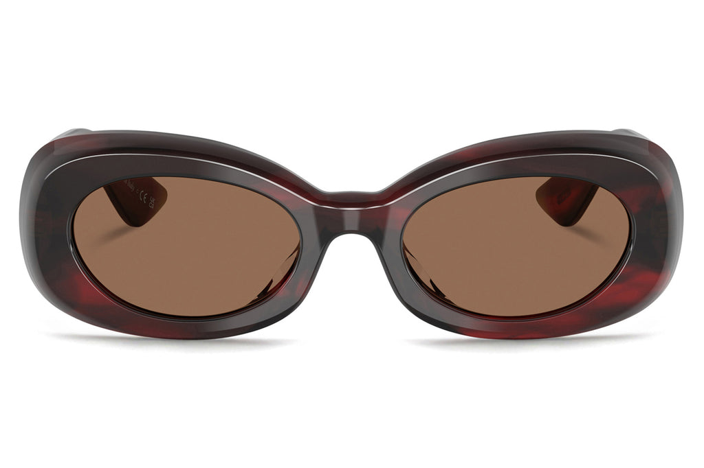 Oliver Peoples - 1992C (OV5606SU) Sunglasses Bordeaux Bark with Brown Lenses