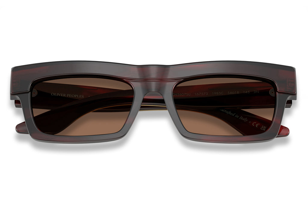 Oliver Peoples - 1985C (OV5607SU) Sunglasses Bordeaux Bark with Brown Lenses