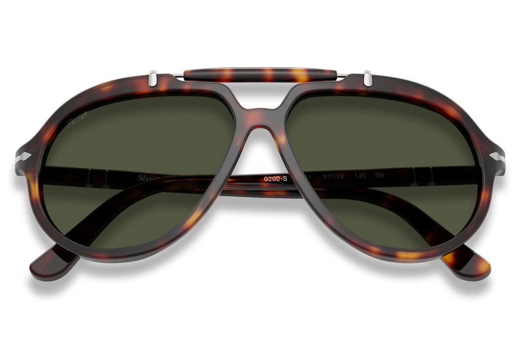 Persol - PO0202S Sunglasses Havana with Green Lenses (24/31)