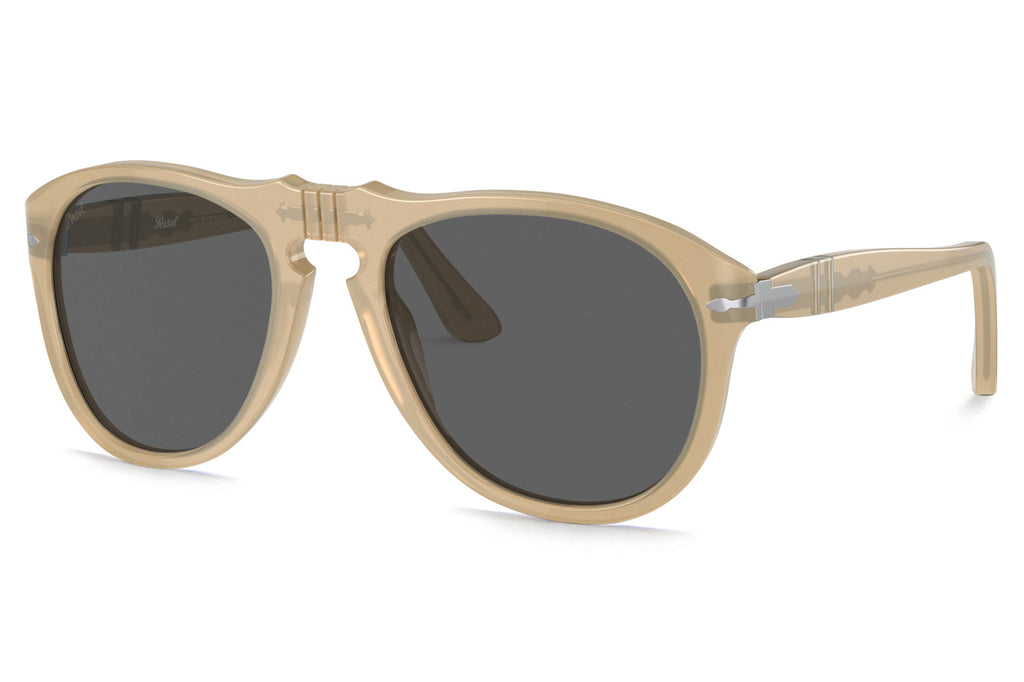 Persol - PO0649 Sunglasses Opal Beige with Dark Grey Lenses (1169B1)