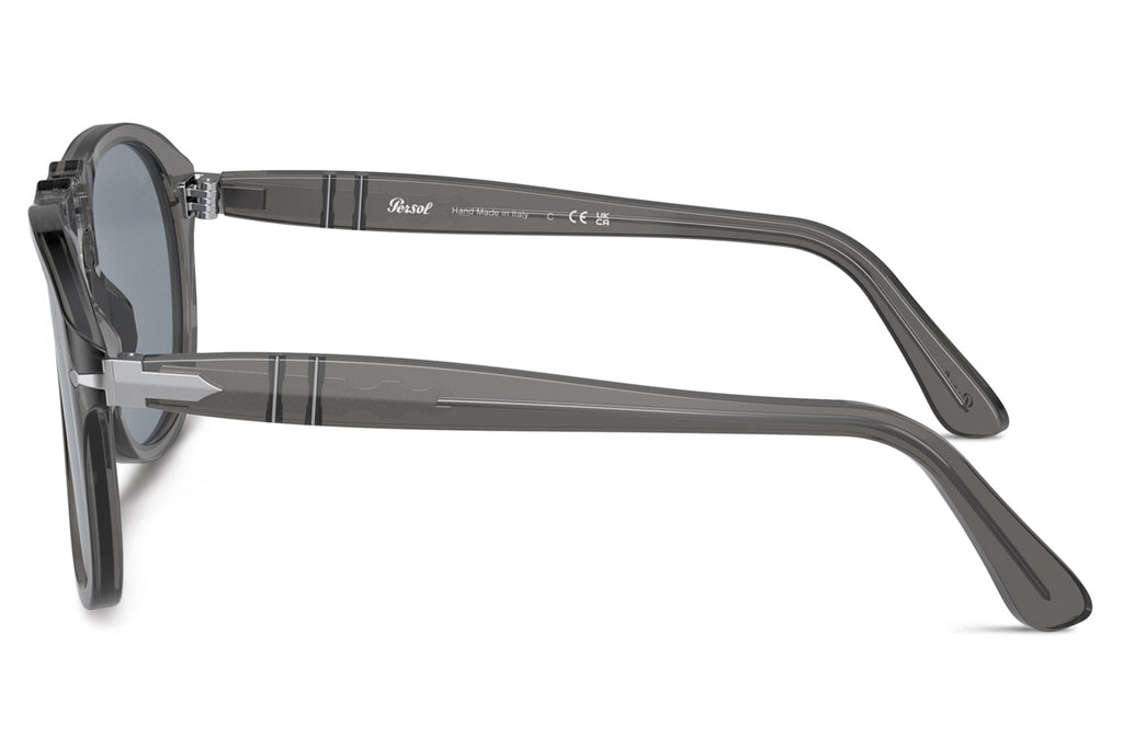 Persol - PO0649 Sunglasses Transparent Grey with Blue Lenses (119656)
