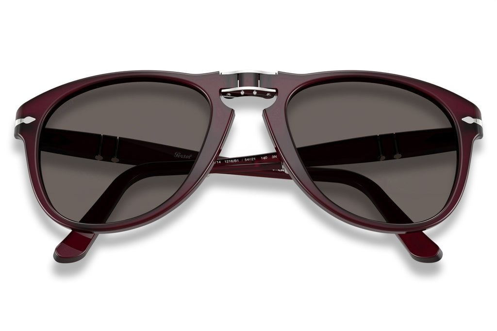 Persol - PO0714 Folding Sunglasses Milky Plum with Dark Grey Lenses (1216B1)