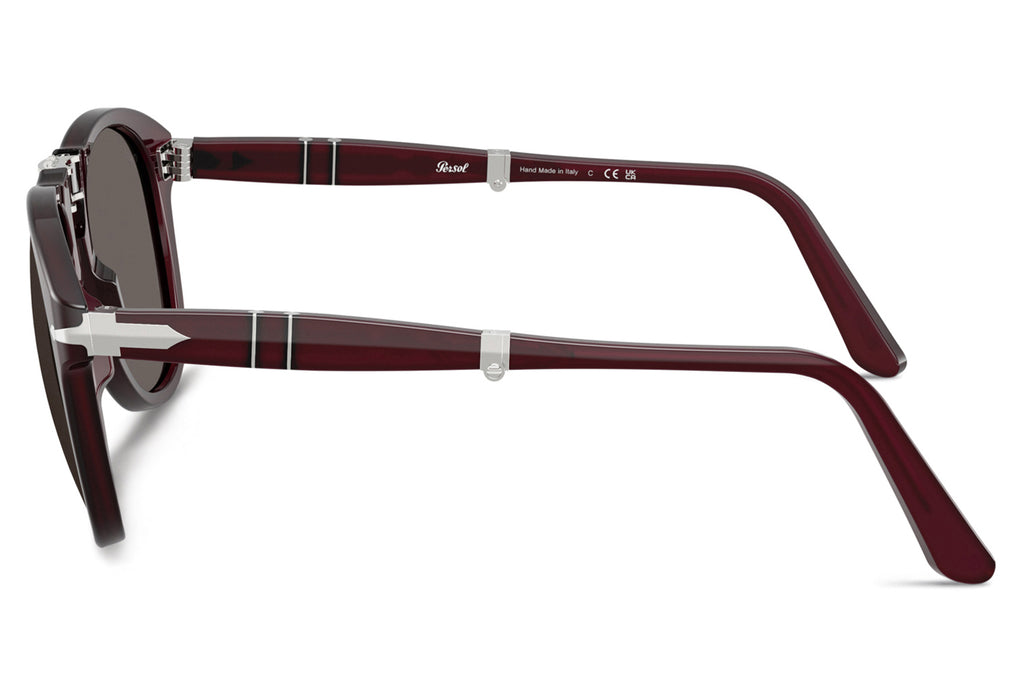Persol - PO0714 Folding Sunglasses Milky Plum with Dark Grey Lenses (1216B1)