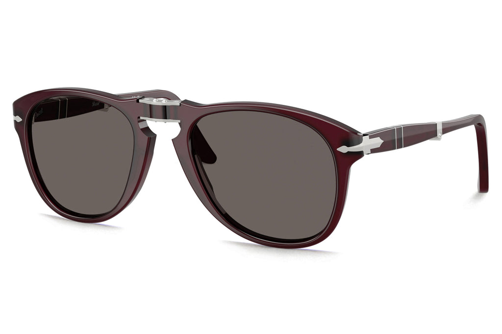 Persol - PO0714 Folding Sunglasses Milky Plum with Dark Grey Lenses (1216B1)