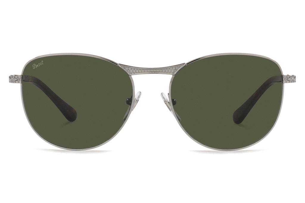 Persol - PO1002S Sunglasses Gunmetal with Green Lenses (513/31)
