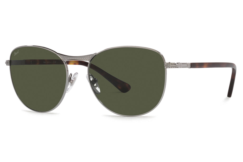 Persol - PO1002S Sunglasses Gunmetal with Green Lenses (513/31)