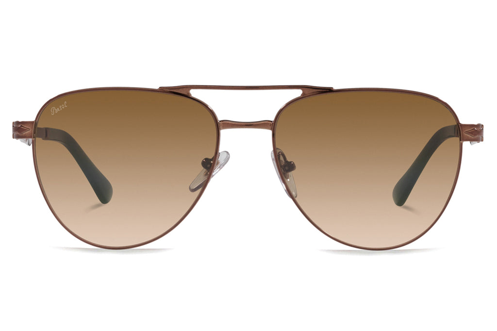 Persol - PO1003S Sunglasses Shiny Brown with Brown Gradient Lenses (112451)