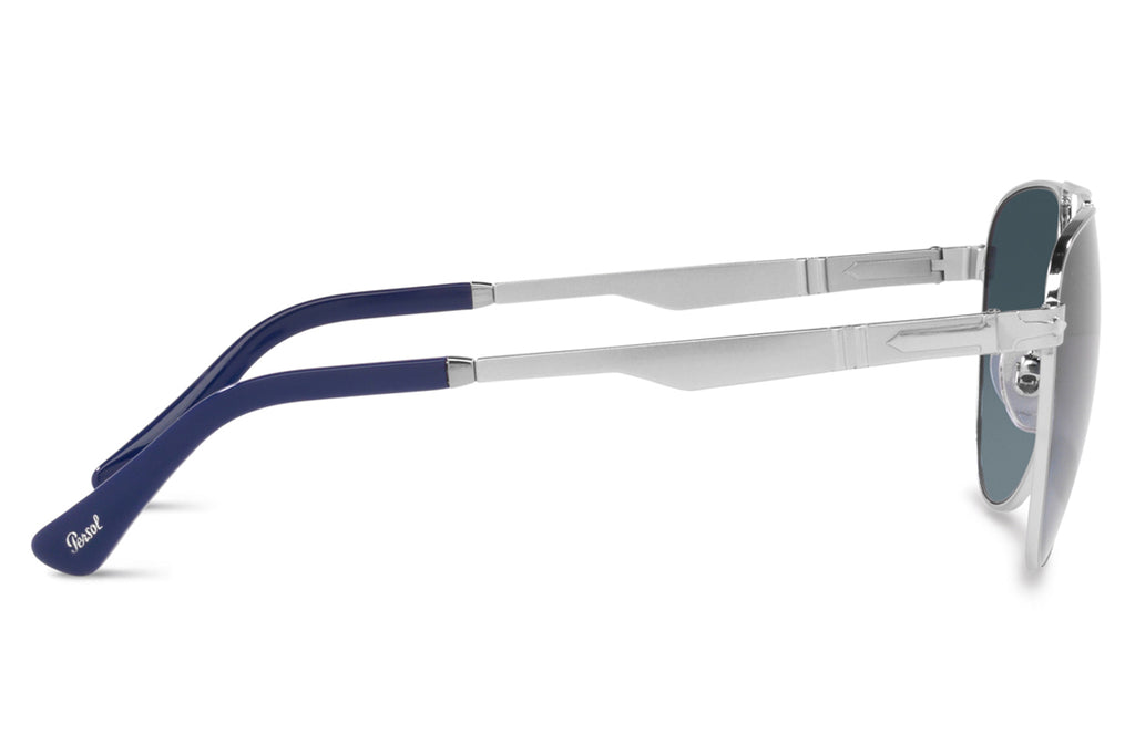 Persol - PO1003S Sunglasses Silver with Blue Polar Lenses (518/S3)