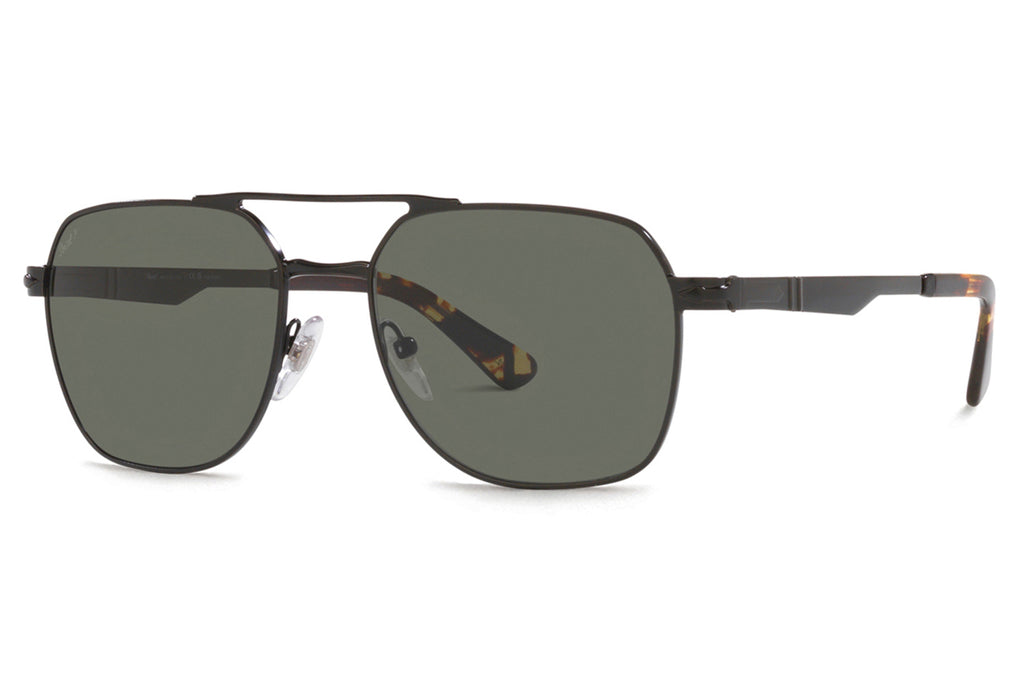 Persol - PO1004S Sunglasses Black with Green Polar Lenses (115158)