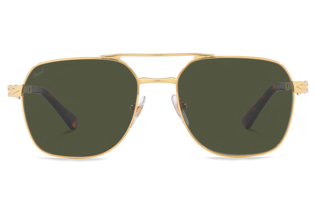 Persol - PO1004S Sunglasses Gold with Green Lenses (515/31)