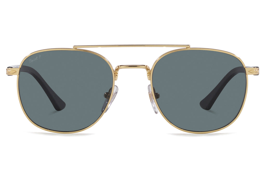 Persol - PO1006S Sunglasses Gold with Dark Blue Polar Lenses (515/3R)